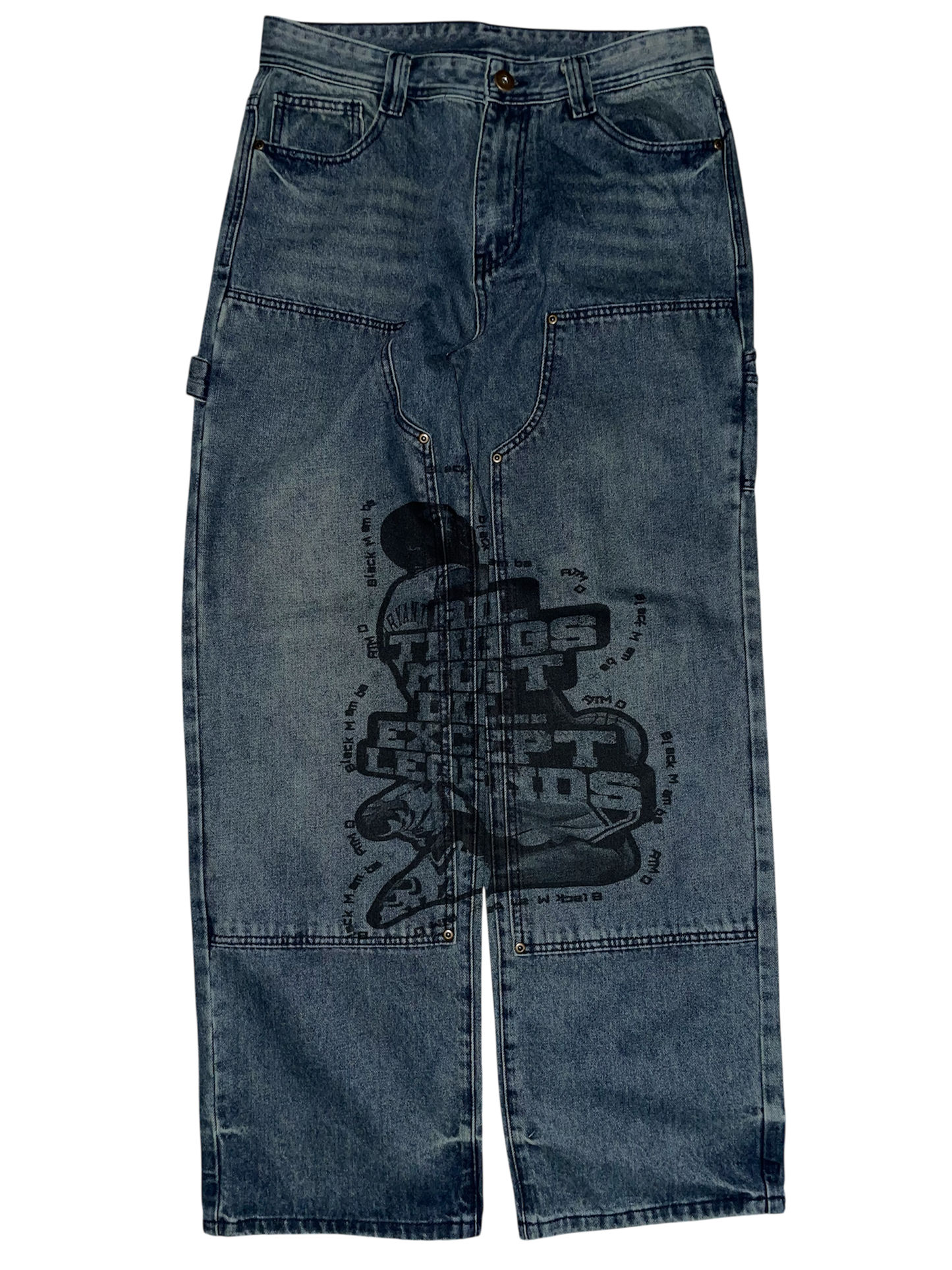 Black Mamba Double Knee carpenter jeans