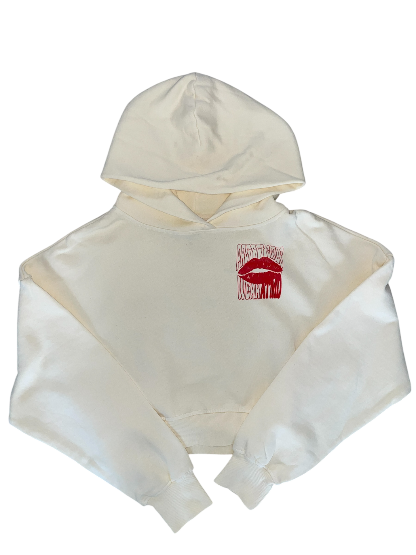 ‘Pretty Girl’ crop top hoodie