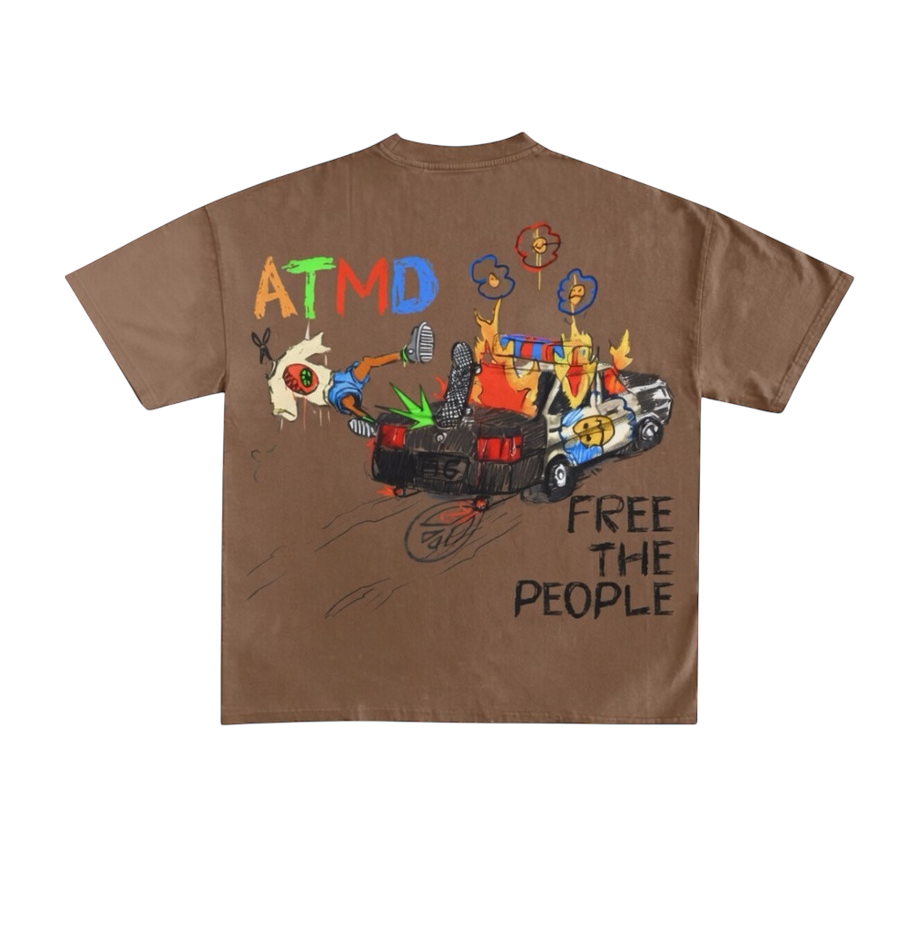 5. ‘FTP’ Free The People shirt (Brown)
