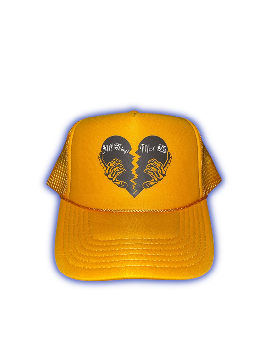 Broken Hearted trucker hat (Yellow)