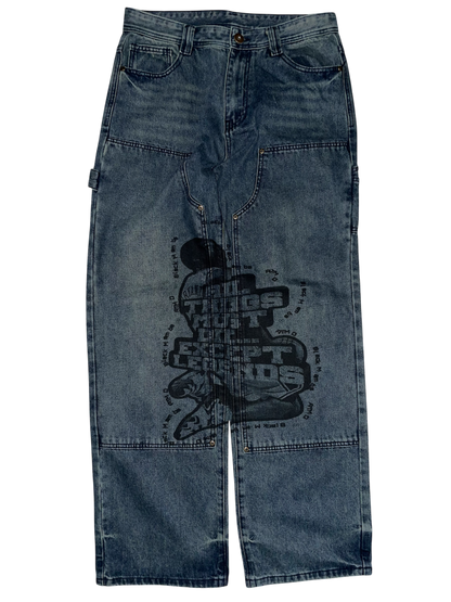 Black Mamba Double Knee carpenter jeans