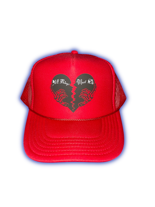 Broken Hearted trucker hat (red)
