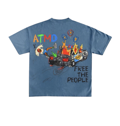 4. ‘FTP’ Free The People shirt (Blue)