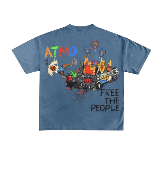 4. ‘FTP’ Free The People shirt (Blue)